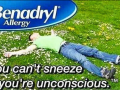 You can't sneeze if you're unconscious